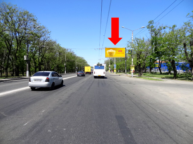 Білборд/Щит, Миколаїв, Героїв Сталінграду пр., 11, біля супермаркету "Metro", АЗС "Formula", з центру
