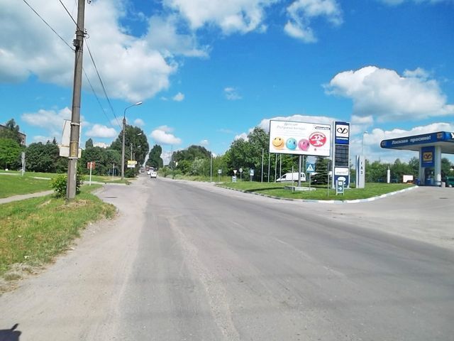 Білборд/Щит, Тернопіль, Текстильна вул., 23, (АЗС "Укрнафта", "WOG"), з центру