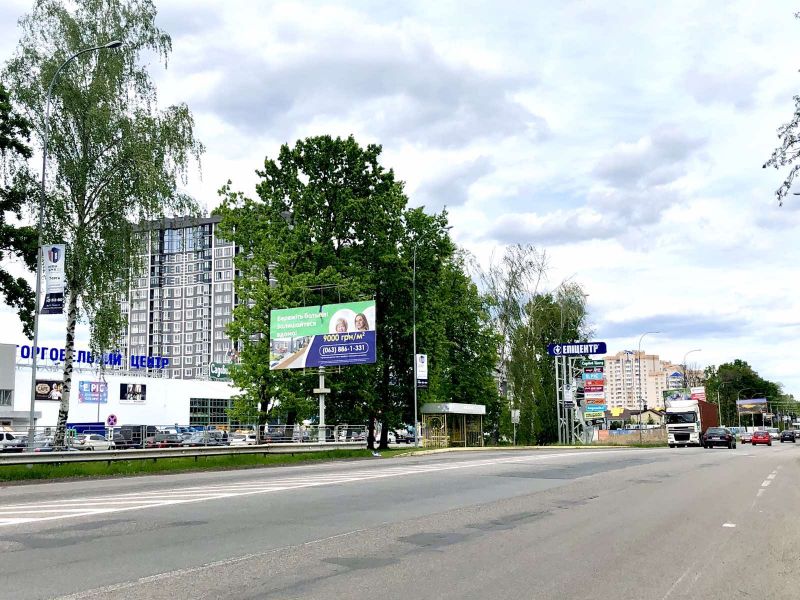 Білборд/Щит, Буча, вул. Нове шосе , в напрямку Києва, поруч з Епіцентром на зупинці