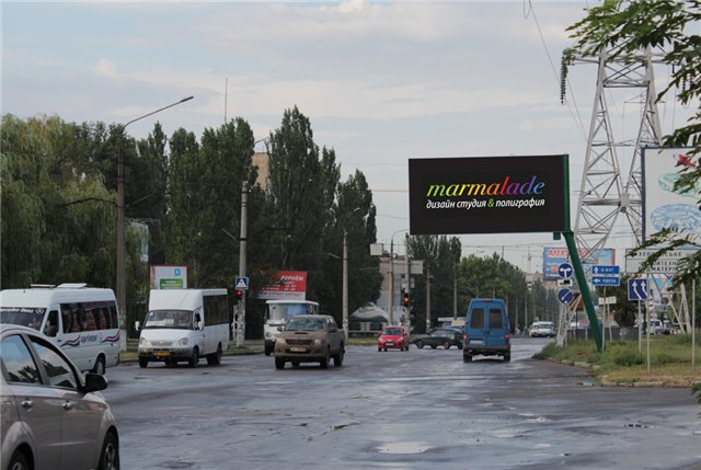 Билборд/Щит, Николаев, ул. Космонавтов, Херсонское шоссе, возле заправки "Лукойл"
