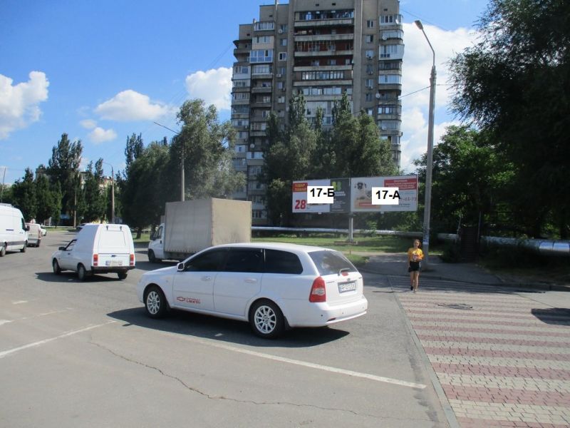 Билборд/Щит, Запорожье, Набережна магістраль — вул.Дніпровська, (права площина)