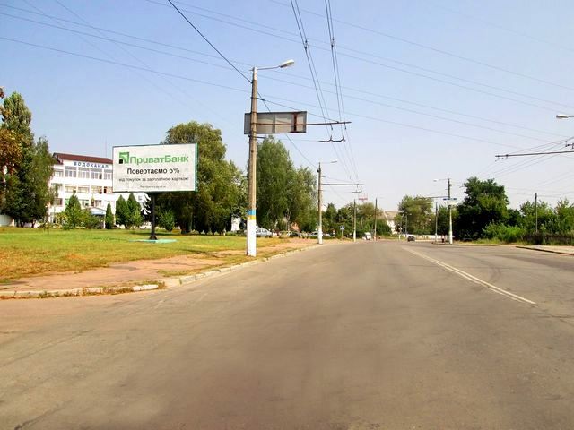 Билборд/Щит, Житомир, Чуднівська вул.,120 (Водоканал, 350 м до ПриватБанку)