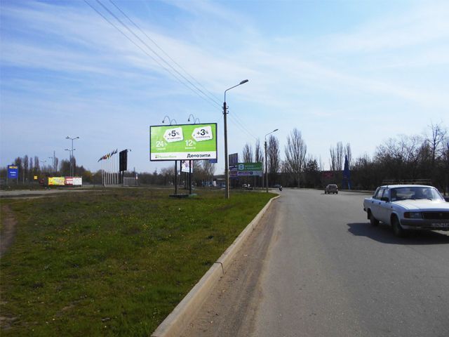 Білборд/Щит, Кривий Ріг, Бикова вул.,  в'їзд  в "МЕТРО"
