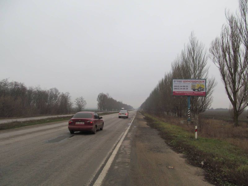 Білборд/Щит, Траси, Тр.Днепропетровк-Запорожье, 4000м до поста ГАИ