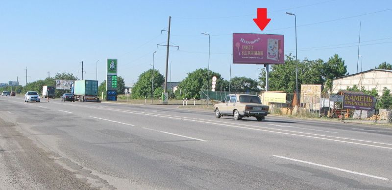 Билборд/Щит, Трассы, Об'їзна дорога (26+940км) - АЗС ОККО,  від розв'язки 2 Стовпи до промринку 7км, Аквапарку