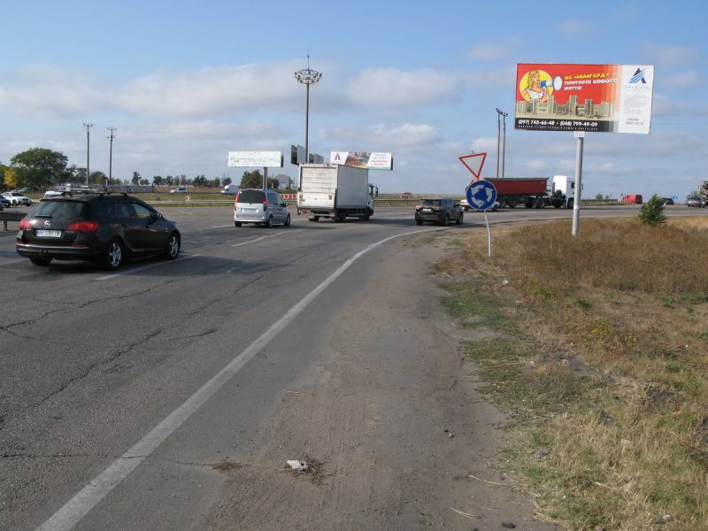 Билборд/Щит, Трассы, Овідіопольська дорога (10+750км) - розв' язка на Овідіополь, Чорноморськ, Авангард