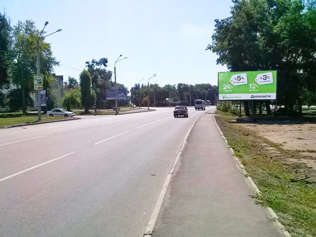 Білборд/Щит, Кривий Ріг, Купріна вул., 116б, ("Смичка", ресторан "Автогриль"), до  пл. Звільнення