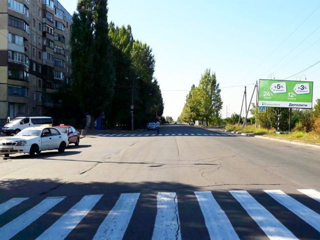 Білборд/Щит, Кривий Ріг, Водоп'янова вул., 5, (ресторан "Абсолют"), до  мкр. Східний-1