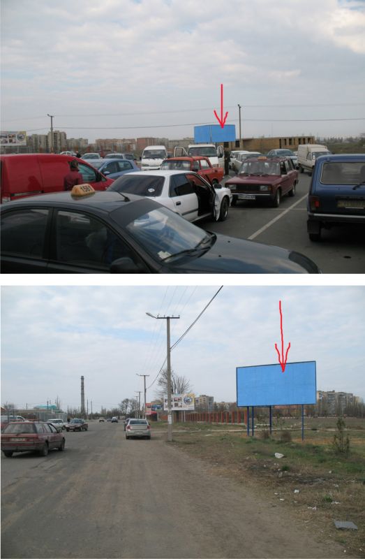 Билборд/Щит, Белгород-Днестровский, ул.Тимчишина, ТАВРИЯ-В, ул.Тимчишина, ТЦ "Таврия-В", "Фокстрот", Храм ЕХБ, наротив въезда в ТЦ "Таврия-В"
