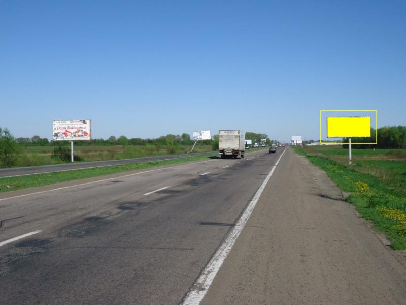 Білборд/Щит, Бровари, м.Бровари,Обїздна дорога,  Е-95 (перед ж/д мостом) 21 км