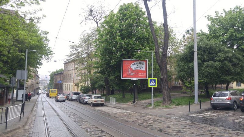 Скролл/Ситиборд, Львов, Вічева  -  Гонти ( до ринку "добробут")