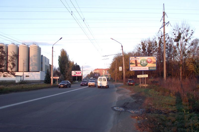 Билборд/Щит, Полтава, вул. Європейська (УПП)