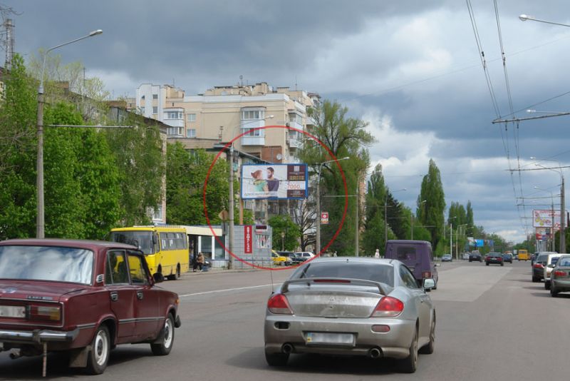 Билборд/Щит, Полтава, вул. Європейська, 128