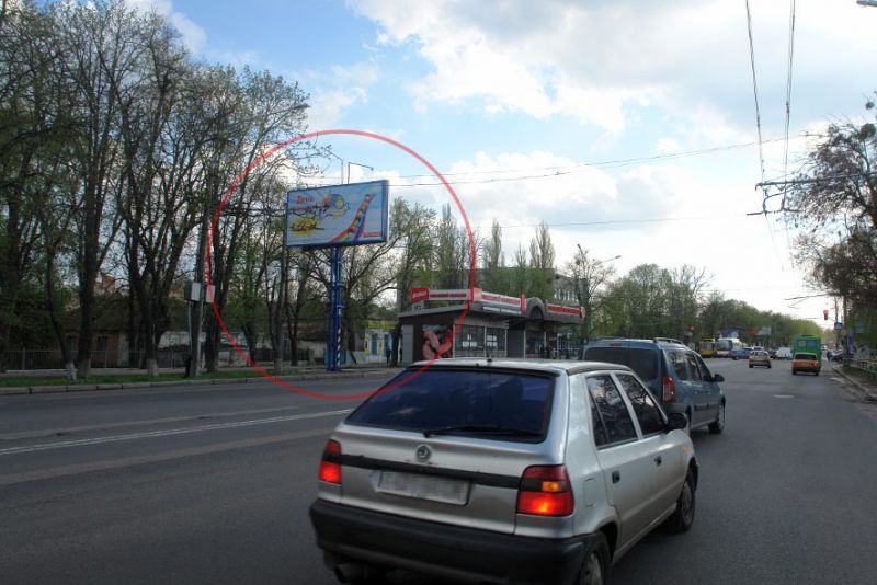 Билборд/Щит, Полтава, вул. Європейська (зуп. «Мед. академія») білборд