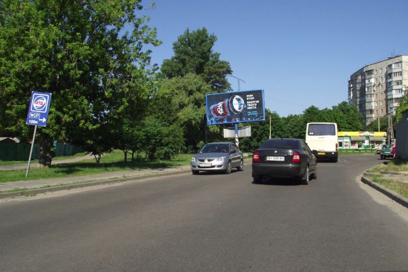 Билборд/Щит, Полтава, вул. Героїв АТО, 120 (ринок "Сади-2") білборд