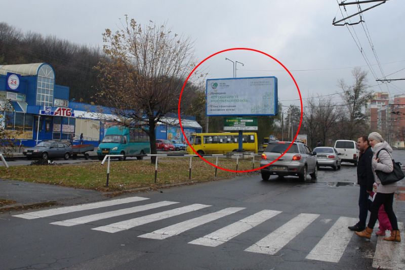 Билборд/Щит, Полтава, вул. Чураївни (мк-н «Левада») білборд