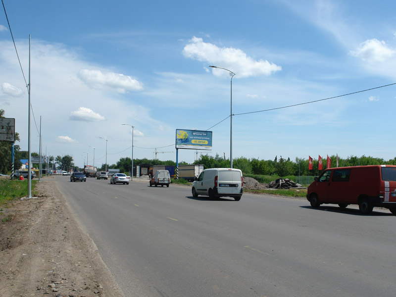 Билборд/Щит, Полтава, вул. Київське шосе / вул. Алмазна (на Харків) білборд