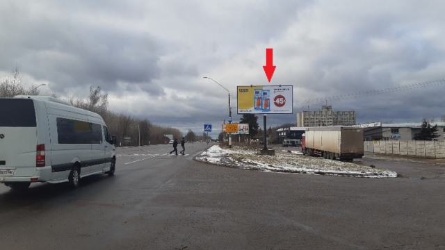 Билборд/Щит, Житомир, Київське шосе, 141 (АЗС "ANP", автосервіс "Deiv Express", Інститут сільського господарства Полісся), в напрямку центра міста