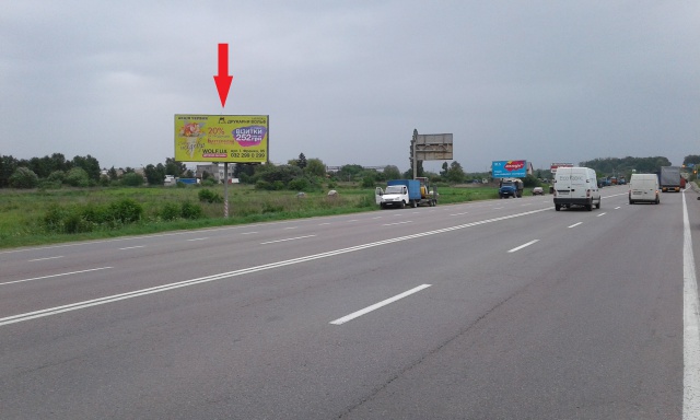 Билборд/Щит, Львов, Кільцева дорога, (500 м від Гіпермаркет "Епіцентр", Гіпермаркет "МЕТРО", мотель "Явір", АЗС Укрнафта), в напрямку Стрийська вул.