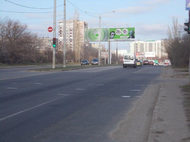 Билборд/Щит, Одесса, Південна  дорога 40  - Кишинівська вул. (з центру) (правий)