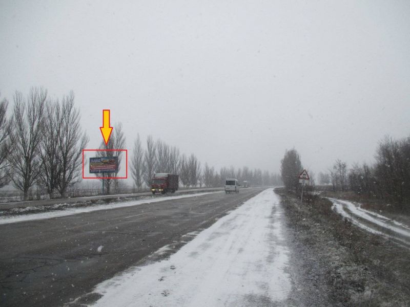Білборд/Щит, Траси, Тр.Днепропетровк-Запорожье, 4000м до поста ГАИ