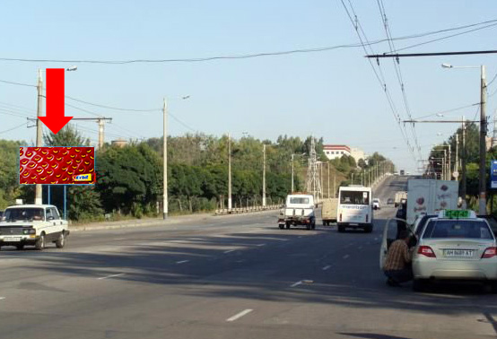 Білборд/Щит, Житомир, Миру пр., 22, біля магазину "Проспект"