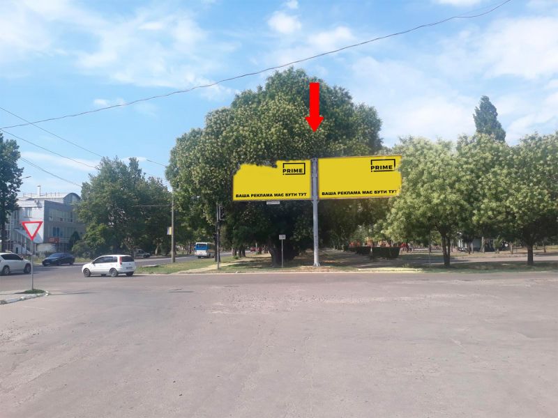 Білборд/Щит, Миколаїв, Героїв Сталінграду пр., 13, біля ТРЦ "Магелан", супермаркетів "Таврия В", "Ельдорадо", з центру, ліва