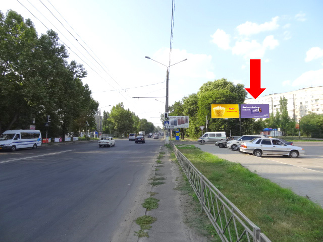 Білборд/Щит, Миколаїв, Героїв Сталінграду пр., 13, біля ТРЦ "Магелан", супермаркетів "Таврия В", "Ельдорадо", з центру, права