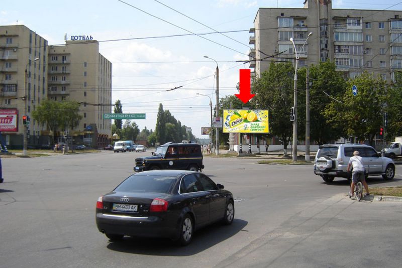 Ролер/Призматрон, Суми, Харківська вул. / Прокоф''єва вул., в бік 20-річчя Перемоги вул.