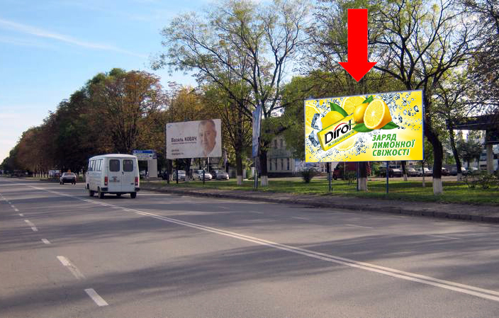 Билборд/Щит, Ужгород, Гагаріна вул., біля супермаркету "Барва"