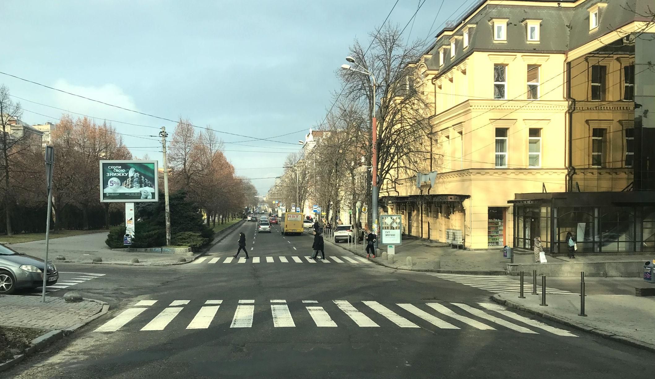 Скрол/Сітіборд, Дніпро, Яворницкого пр. - Баррикадная ул.