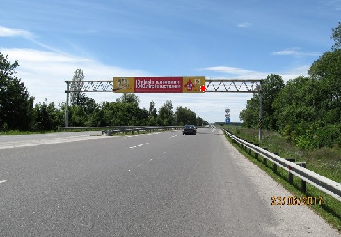 Арка/Реклама на мостах, Траси, Траса M-03, Київ - Харків, 331,500
