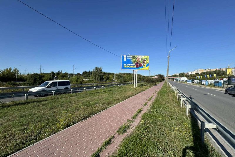 Билборд/Щит, Тернополь, Бережанська вул. - Будного вул., 1-й