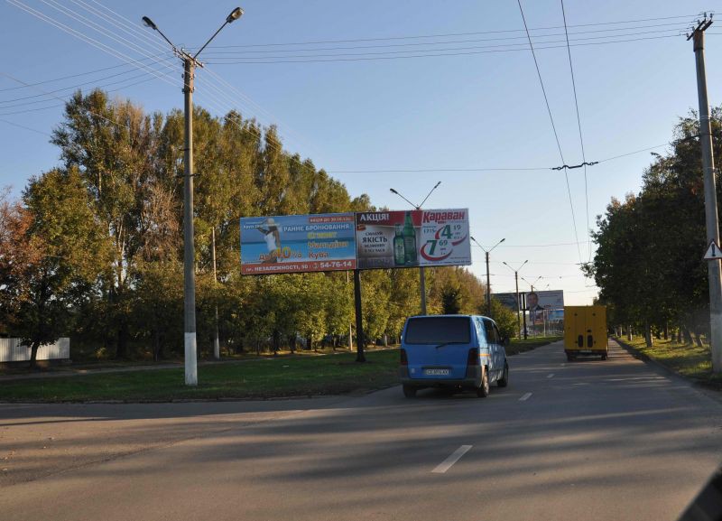 Билборд/Щит, Черновцы, вул.Калинівська (розділова смуга)