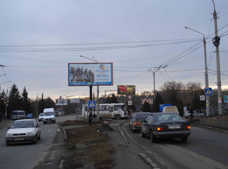 Билборд/Щит, Черновцы, вул.Хотинська-Галицький шлях-Гагаріна (Кільце)