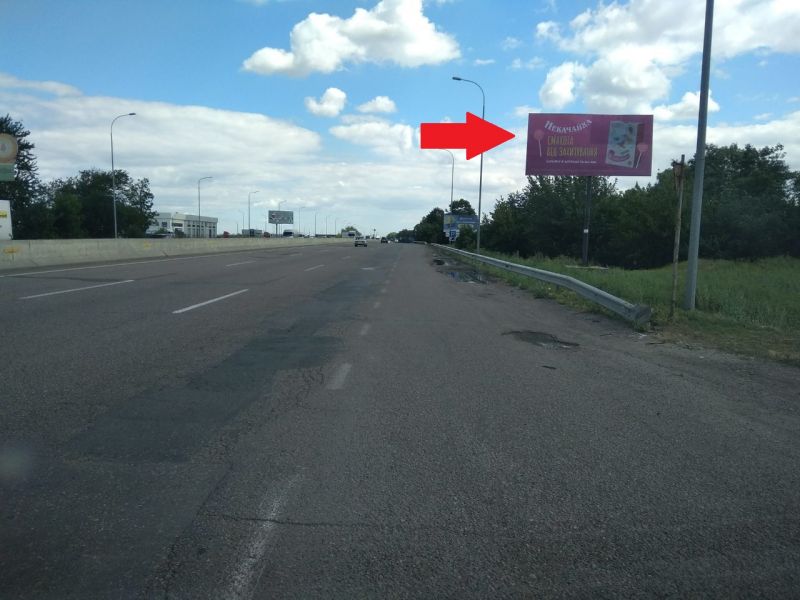 Білборд/Щит, Траси, Київське шоссе - сел. Нерубайське (Motto)