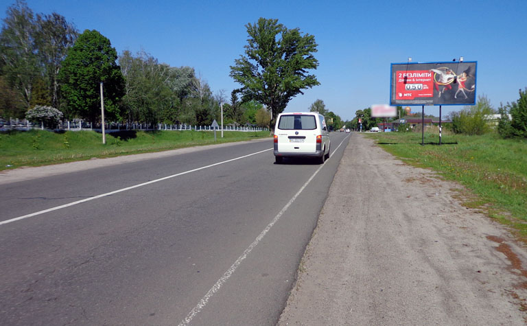 Билборд/Щит, Борисполь, Бориспіль вул.Покровська, в*їзд з Черкаського напрямку (А)