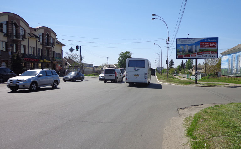 Білборд/Щит, Київ, Бровари вул.Київська 135 (А) в Київ/ресторан "Сан Марко"