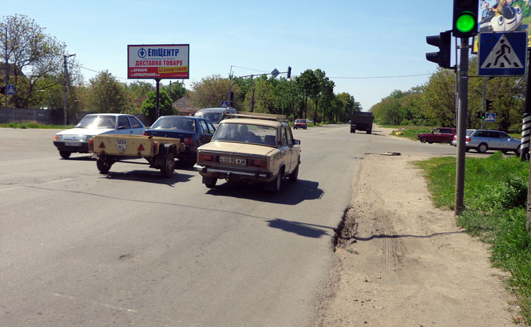 Билборд/Щит, Киев, Бровари вул.Олега Онікієнка,76 (колишня вул.Кутузова) (В)