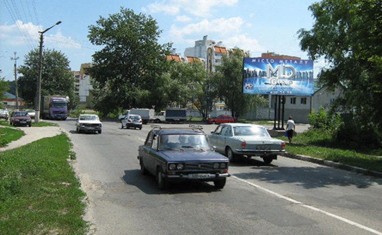 Билборд/Щит, Киев, Обухів вул.Київська 56/вул.8 Березня (А)