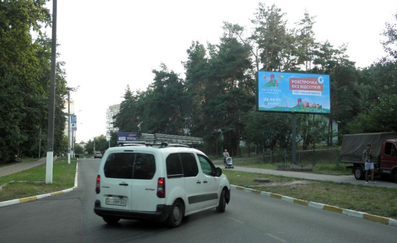 Білборд/Щит, Київ, Обухів пр-т Миру 16/300 м до перехрестя с вул Каштанова (А)