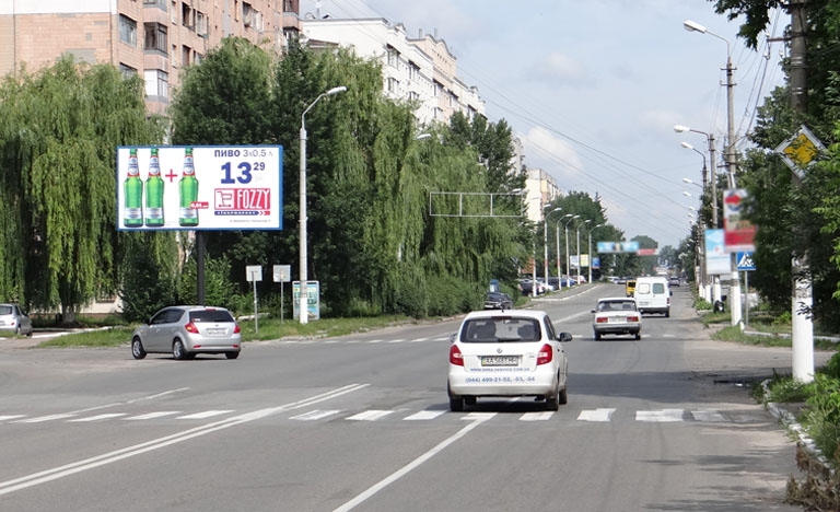 Білборд/Щит, Київ, Боярка вул. Білогородська/ул.Молодіжна - Київоблгаз (В)
