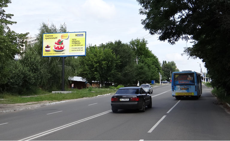 Білборд/Щит, Київ, Боярка вул Білогородська 32/Укртелеком,пенсійний фонд (В) на Київ