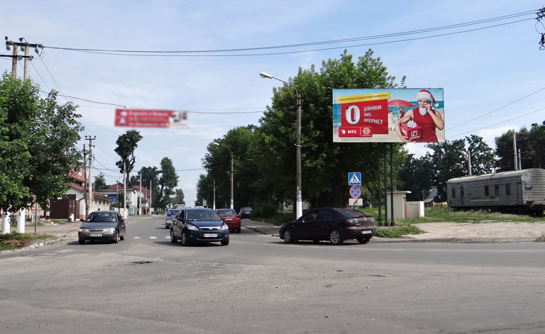 Білборд/Щит, Київ, Боярка вул Хрещатик /Жовтнева (А)