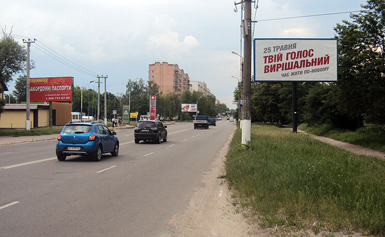 Білборд/Щит, Київ, Боярка вул Білогородська 54 (А) - на Вишневе,Київ