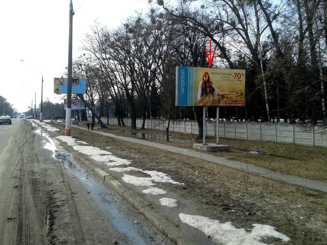 Білборд/Щит, Житомир, Киевское шоссе, 45а (в'їзд в місто з сторони Києва)