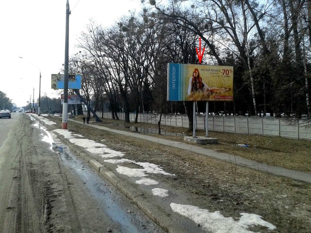 Билборд/Щит, Житомир, Київське шосе, 45а (в'їзд в місто з сторони Києва)