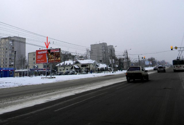 Билборд/Щит, Житомир, Миру пр-т, 45 б (перенатальний центр, виїзд з міста)