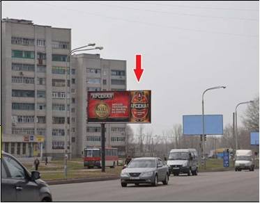 Билборд/Щит, Павлоград, вул. Дніпровська-вул. Західнодонбаська, 422 (міська зупинка  мкр. 40 років)