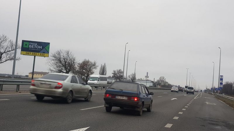 Билборд/Щит, Трассы, М-06 Киев-Житомир 32 км 000 м